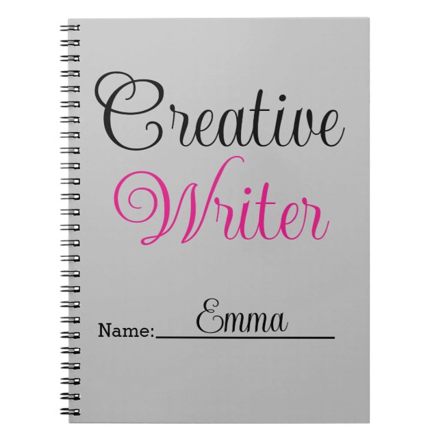 Creative Writer Pastel Pink Notizblock (Vorderseite)
