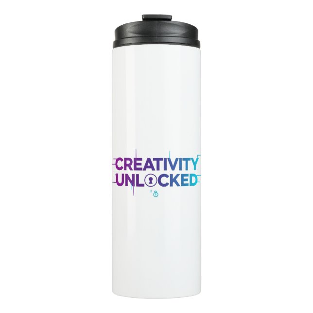 Creativity Unlocked Thermosbecher (Vorderseite)