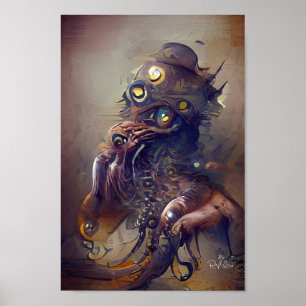 CREATURE SHOW Fantasy Art Illustrations Poster