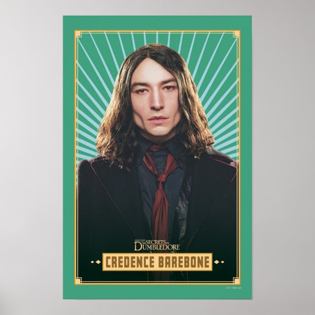 Credence Barebone-Zeichen Grafik Poster (Vorne)