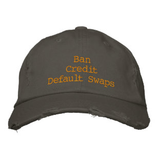 Credit Default Swaps Bestickte Kappe