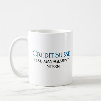 Credit Suisse Risk Management Intern Kaffeetasse