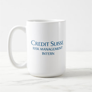 Credit Suisse Risk Management Intern Kaffeetasse