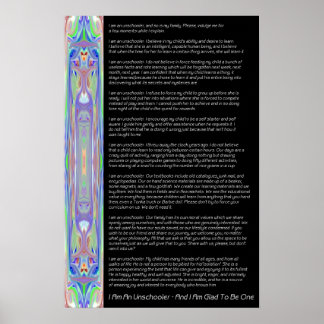 Credo für Schüler Poster