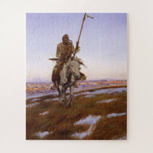 Cree-Indianer Charles M Russell Native American Ar Puzzle