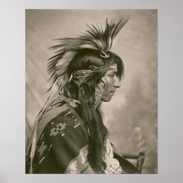 Cree Indianer Poster (Vorne)