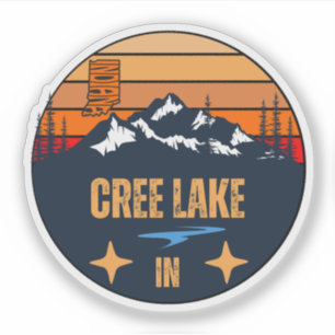 Cree Lake, Indiana Aufkleber