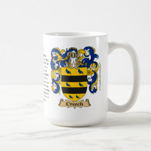 Creech, der Ursprung, die Bedeutung und das Wappen Tasse