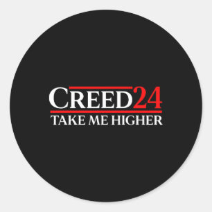 Creed 24 Take Me Higher Flagge USA Amerika  Runder Aufkleber