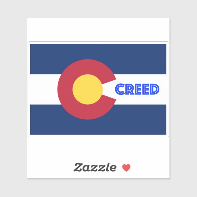 Creed Colorado Aufkleber (Blatt)