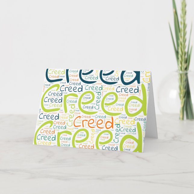 Creed Karte (Vorderseite)