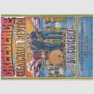 Creedance Clearwater Revival Tissue Paper Seidenpapier