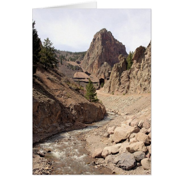 Creede, Colorado-Berg Silberne Mine im Inneren (Vorne)