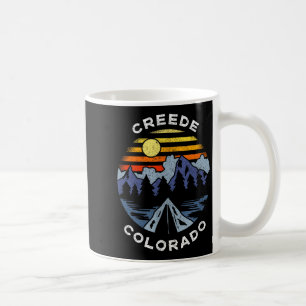 Creede Colorado Berge Urlaub Camping Souvenir Kaffeetasse