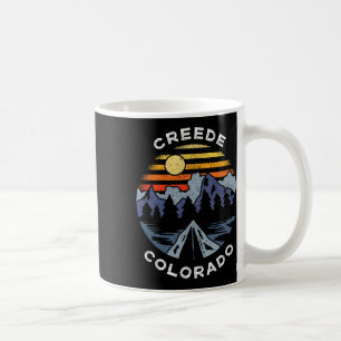 Creede Colorado Berge Urlaub Camping Souvenir Kaffeetasse