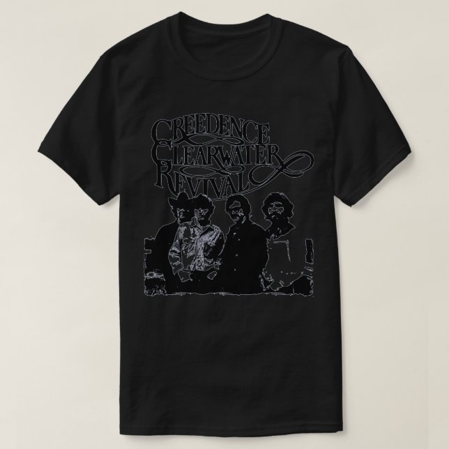 Creedence Clearwater Revival 4 TShirt (Design vorne)