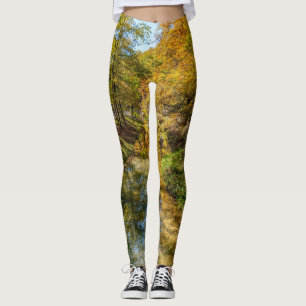 Creek Herbstreflexionen Vertikal Leggings