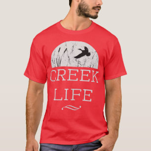 Creek Life Watermen's Salzwiesen Outdoor-Liebhaber T-Shirt