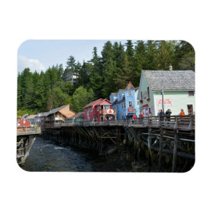 Creek Street in Ketchikan Magnet