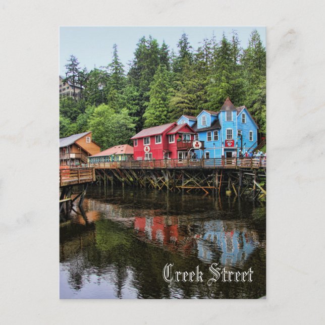 Creek Street Postcard Postkarte (Vorderseite)