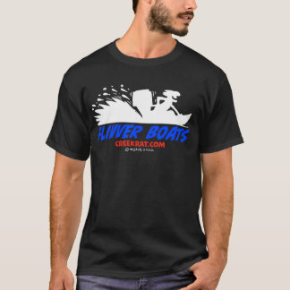 Creekrat Cartoon Fliver Flivver Bootlogos T-Shirt