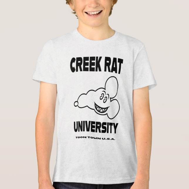 Creekrat Cartoon Studios - Creek Rat Tri-Blend Shirt (Vorderseite)