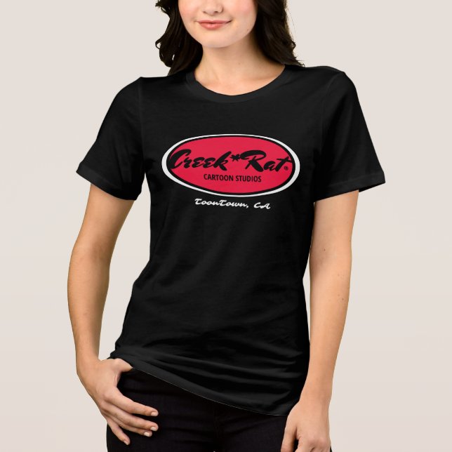 Creekrat Cartoon Studios - Creek Rat Tri-Blend Shirt (Vorderseite)
