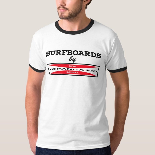 Creekrat Cartoon Studios - Topanga Kid Surfboards T-Shirt (Vorderseite)