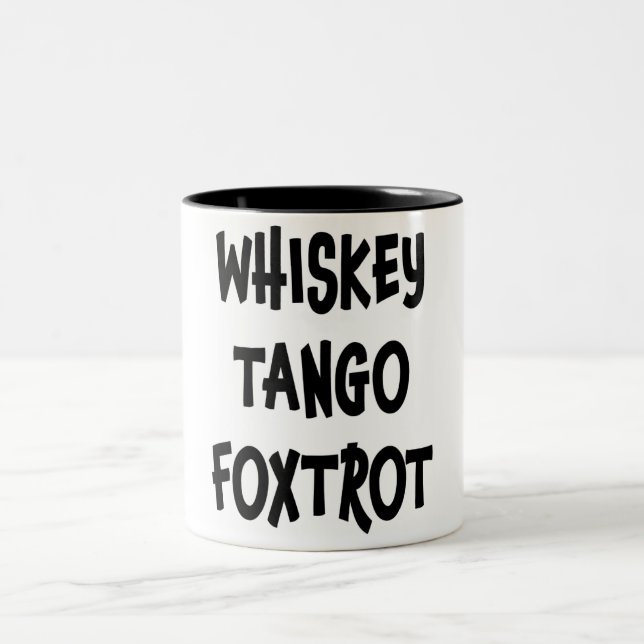 Creekrat Cartoon Studios WTF Tasse (Mittel)