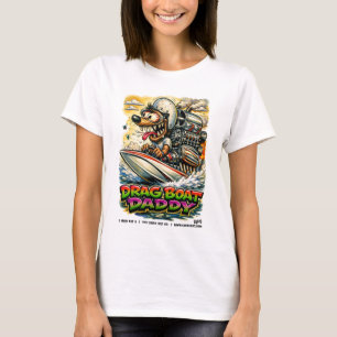 CreekRat CreekRat Co. HotRod CARtoon Kunst T-Shirt