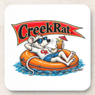 CreekRat® CreekRat Co. Topanga - Malibu - CA Getränkeuntersetzer