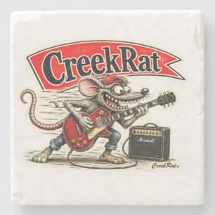 CreekRat® CreekRat Co. Topanga - Malibu - CA Steinuntersetzer