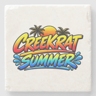 CreekRat® CreekRat Co. Topanga - Malibu - CA Steinuntersetzer