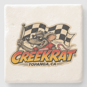 CreekRat® CreekRat Co. Topanga - Malibu - CA Steinuntersetzer