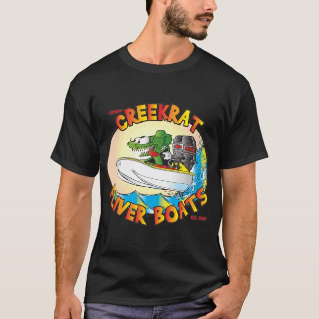 Creekrat Fliver Boat T-Shirt (Vorderseite)