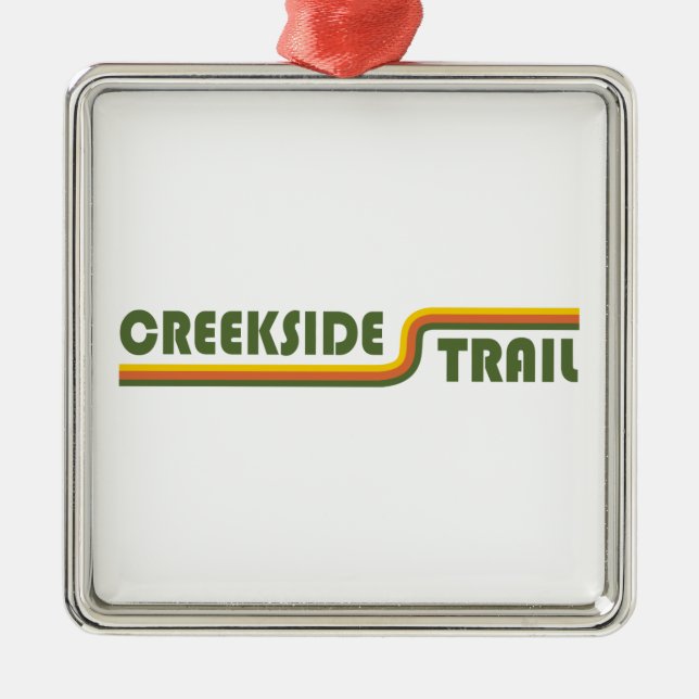 Creekside Trail Ornament Aus Metall (Vorne)