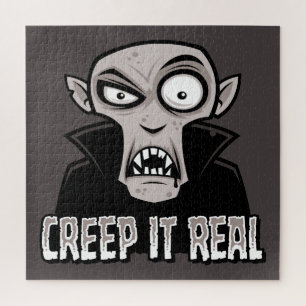 Creep It Real Classic Horror Vampire Design Puzzle
