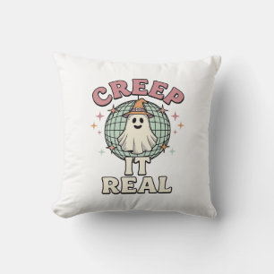 Creep It Real Ghost Disco Halloween-Shirt-Design_1 Kissen