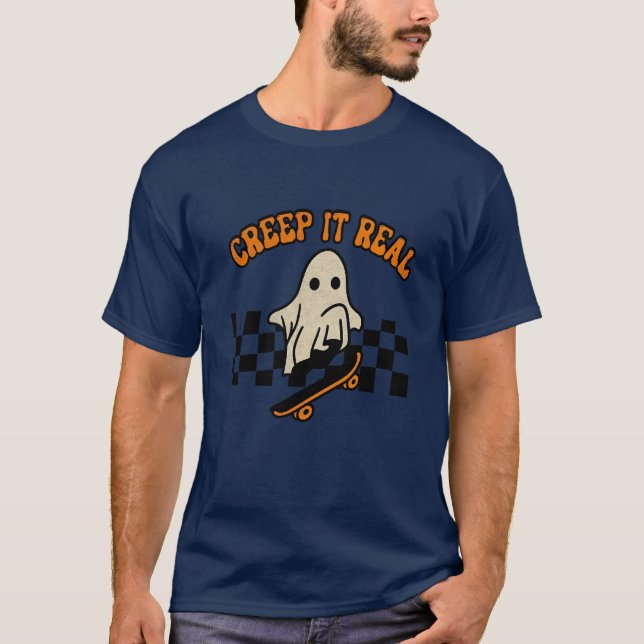 Creep it real - ghost shirt (Vorderseite)