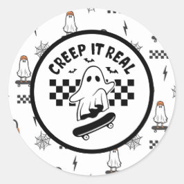 Creep it Real Halloween Sticker