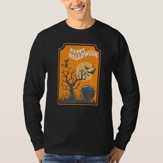 Creep It Real Happy Halloween T-Shirt (Vorderseite)