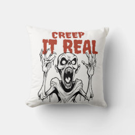 CREEP IT REAL: Retro Horror ästhetisches Halloween Kissen