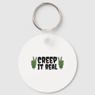 Creep It Real Zombie Hand Halloween Zombie Schlüsselanhänger