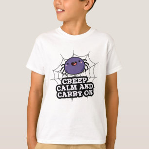 Creep Ruhe und tragen auf der sonnigen Spinnenpupp T-Shirt