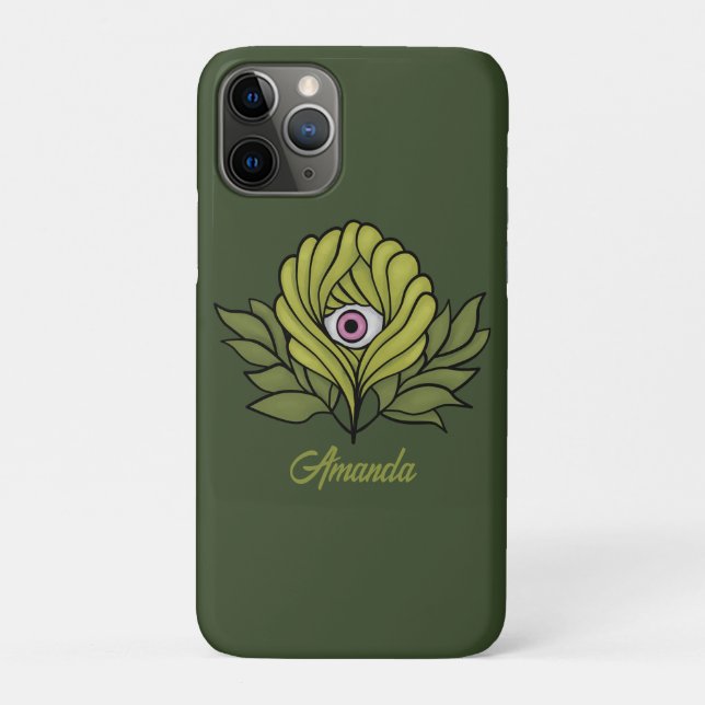 Creepe Niedliche Pflanze Frühling Grüne Fantasie A Case-Mate iPhone Hülle (Rückseite)