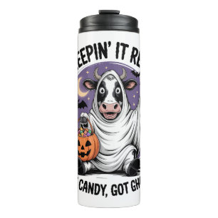 Creepin� Cow Halloween Thermosbecher