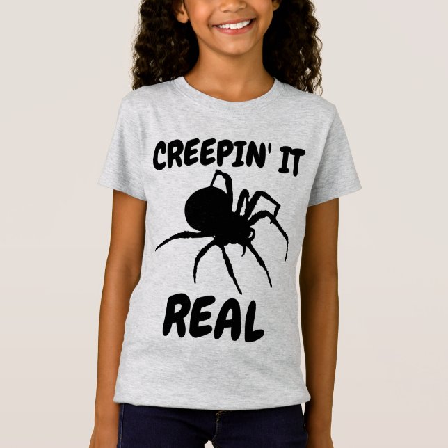 CREEPIN' IT ECHT Kids Funny T - Shirt (Vorderseite)