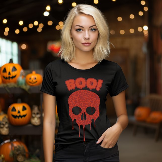 Creepin' It Real: Boo Halloween T - Shirt (Von Creator hochgeladen)