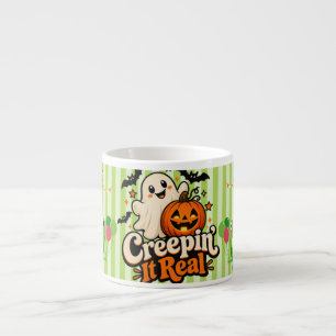 „Creepin’ It Real“ Süßes Halloween-Geschenk für Ki Espressotasse