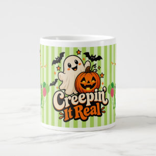 „Creepin’ It Real“ Süßes Halloween-Geschenk für Ki Jumbo-Tasse
